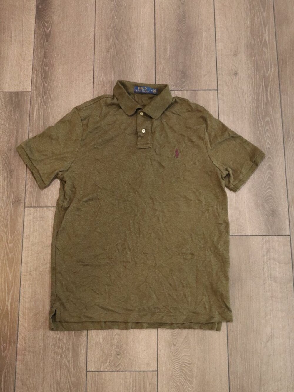 Mens Green Polo Ralph Lauren Polo Shirt Sz M